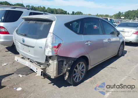 2012 Toyota Prius V Five из США, поврежденный, VIN JTDZN3EU3C3025404